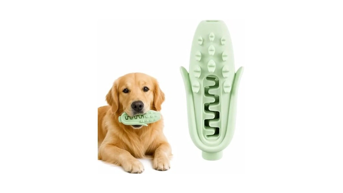 Pxhrtdko Corn-shaped Dog Chew Toy For Small To Medium Dogs,