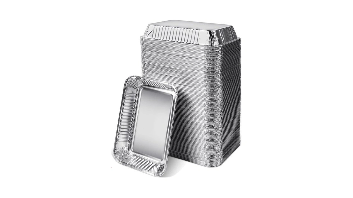 Ficlic 50 Pcs Drip Pans For Weber 6415, Disposable Aluminum