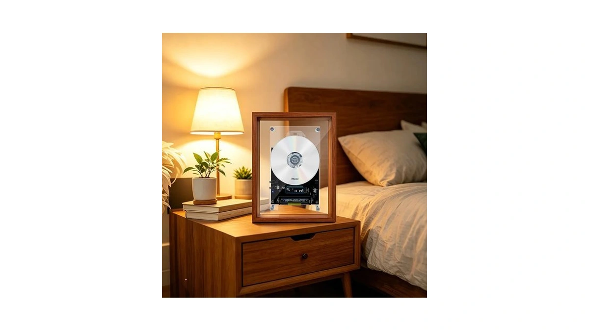 Todaair Retro Music Photo Frame Cd Player, Professional-grade Cd Laser