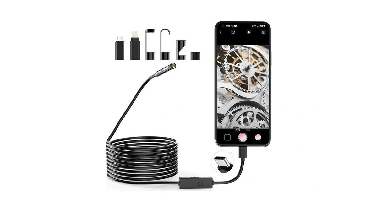 1920p Endoscope Snake Inspection Camera, Type C Borescope, Scope Camera