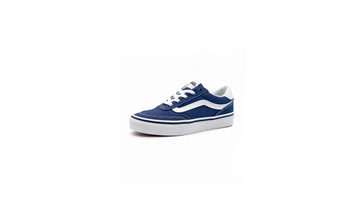 Vans Men's Brooklyn Ls Sneakers, Canvas Deep Twilight, 13