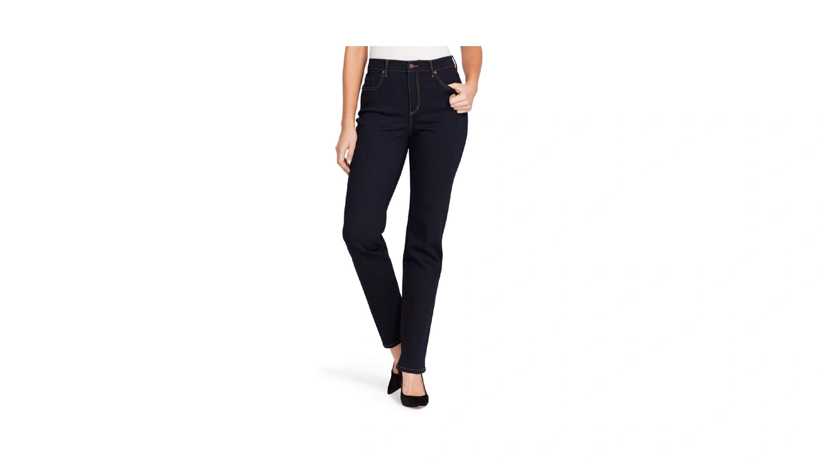 Gloria Vanderbilt Womens Amanda Classic High Rise Tapered Jean, Rinse