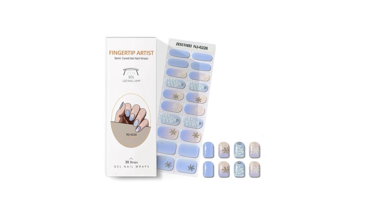 Amazon code: Pureglow Co 20 Pcs Semi Cured Gel Nail S