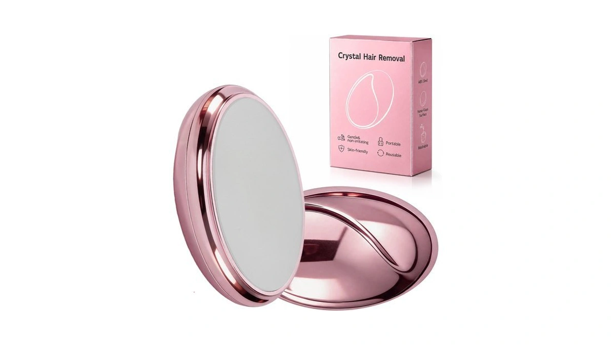 Zixsavk Crystal Hair Eraser For Women And Men, Reusable Crystal