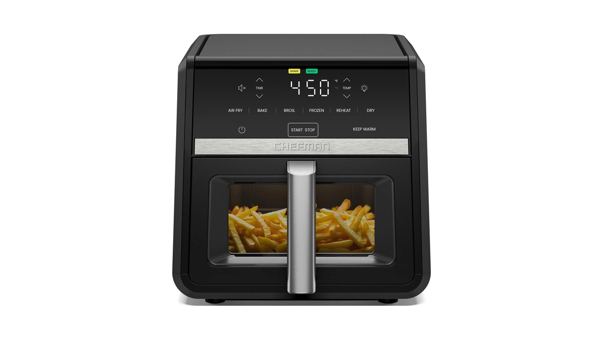 Chefman Air Fryer 9 Qt | Turbofry 7-in-1 High-powered 450°f