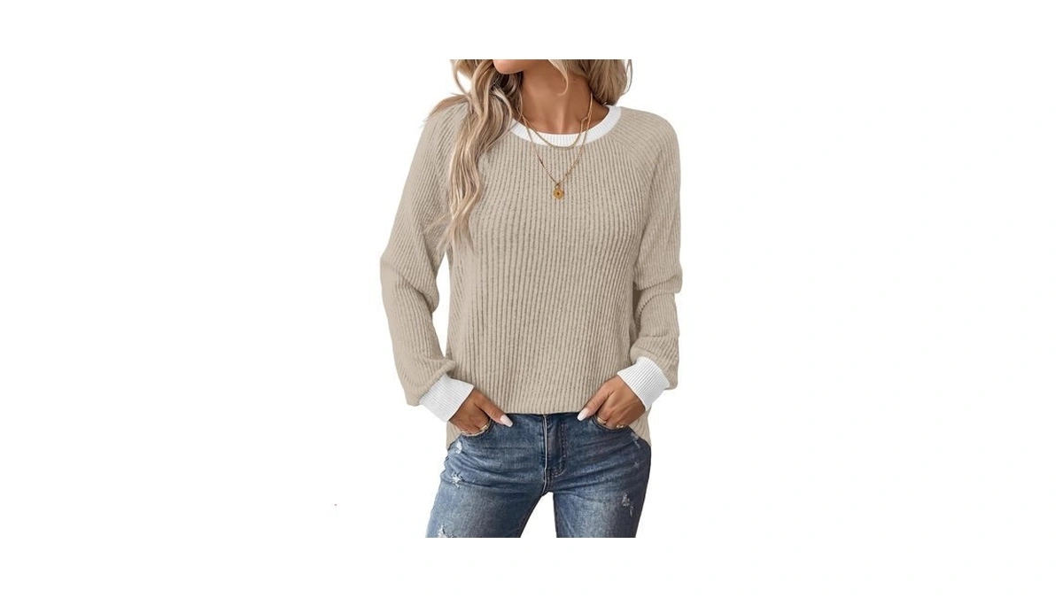 Wiholl Womens Cozy Sweater Fall Outfits Fashion Winter Clothes Teacher