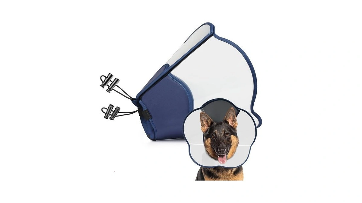 Hard & Heavy Plastic Dog Cone Collar Alternative For Extra