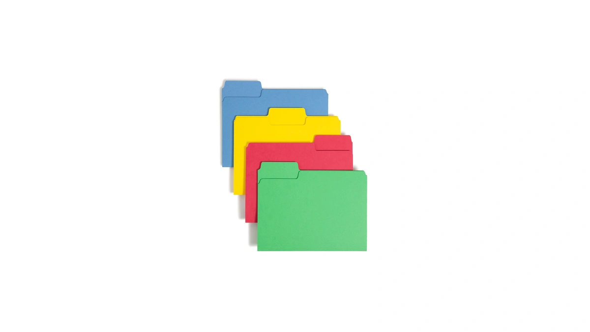 Smead Supertab Heavyweight File Folder, Oversized 1/3-cut Tab, Letter Size,