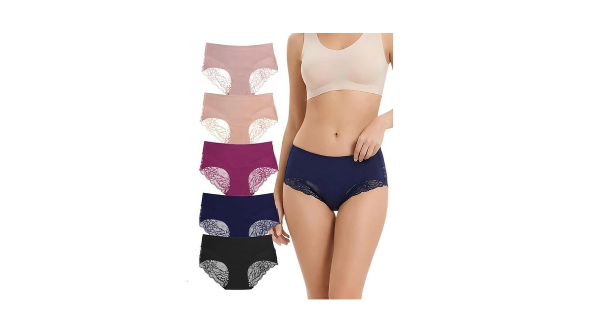 Zqyifully Lace Underwear For Women High Waisted Womens Sexy Underwear