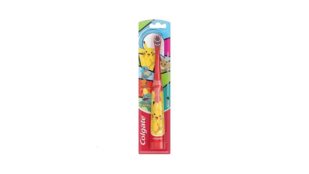 Colgate Kids Battery Powered Pokemon Toothbrush, Extra Soft
