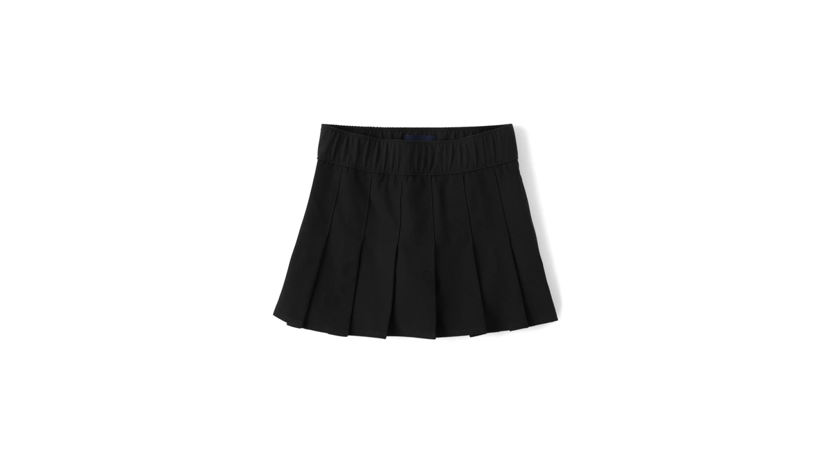 The Children's Place,girls,uniform Performance Pleated Skorts,6,7 Black