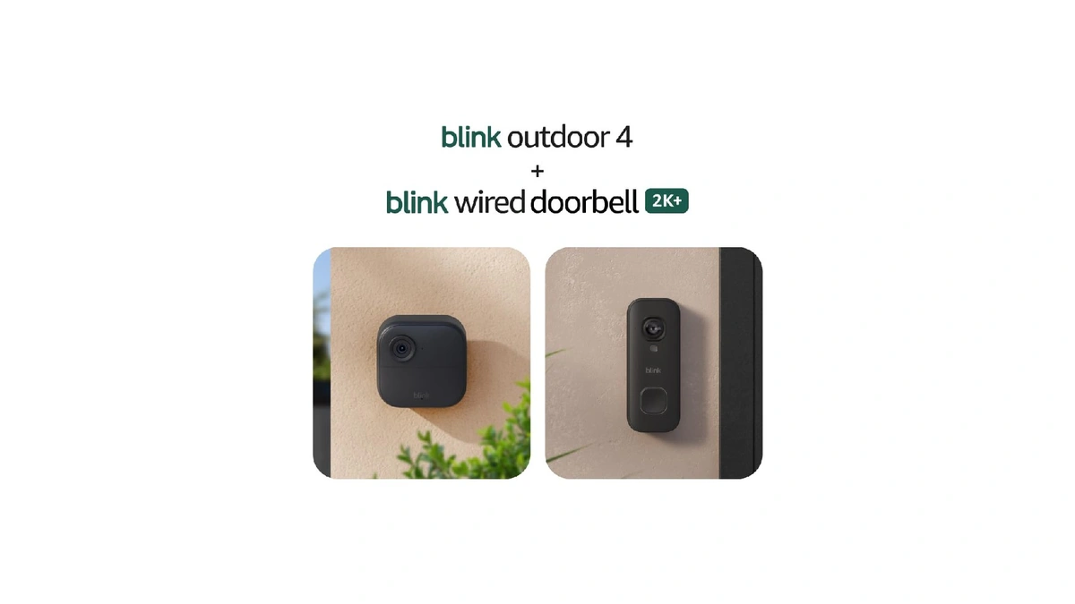 Blink Outdoor 4 And Wired Doorbell 2k+ (newest Model) —