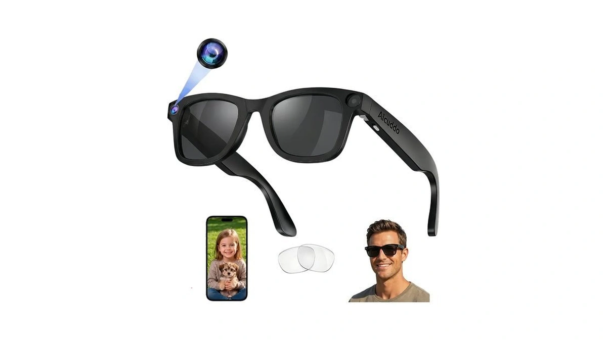 Ai Smart Glasses With Hd Video Camera 1080p Chatgpt For