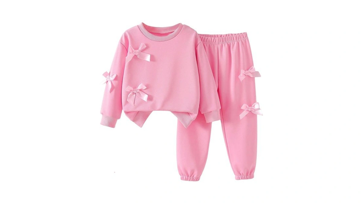 Soly Hux Toddler Girl's 2 Piece Outfits Long Sleeve Sweatsuits