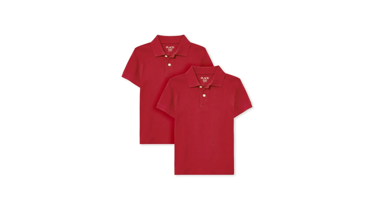 The Children's Place Boys Short Sleeve Pique Polo,classic Red 2
