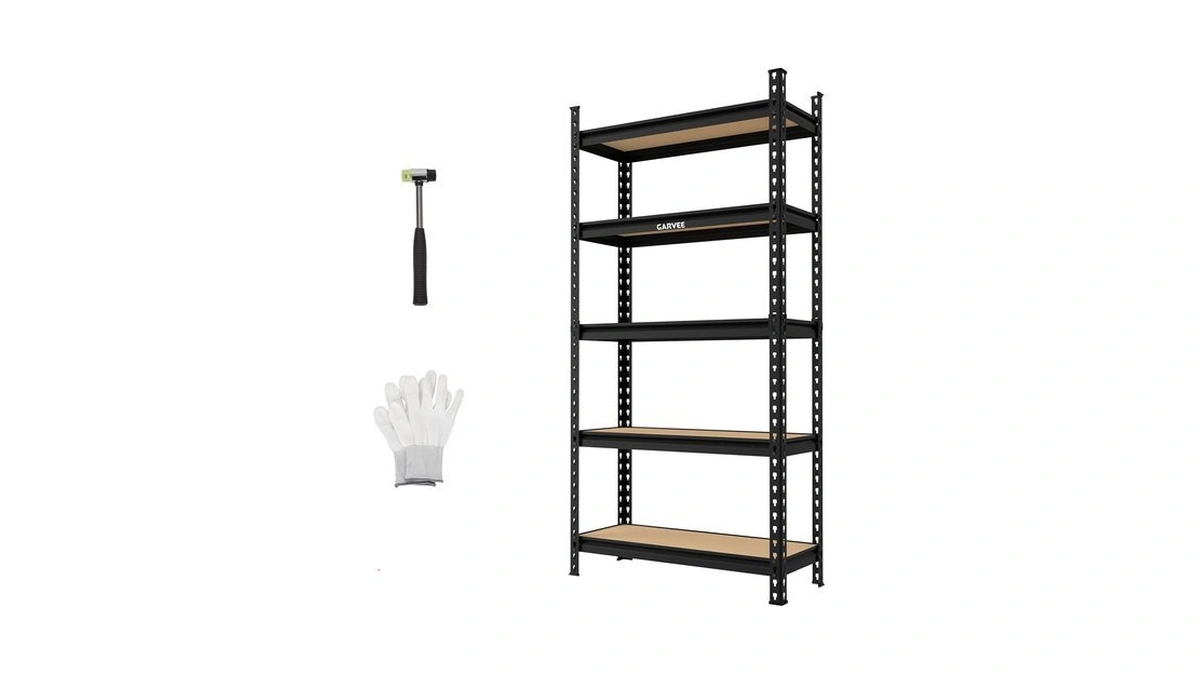 Garvee 5-tier Heavy Duty Storage Shelves, 2204 Lbs Capacity Adjustable