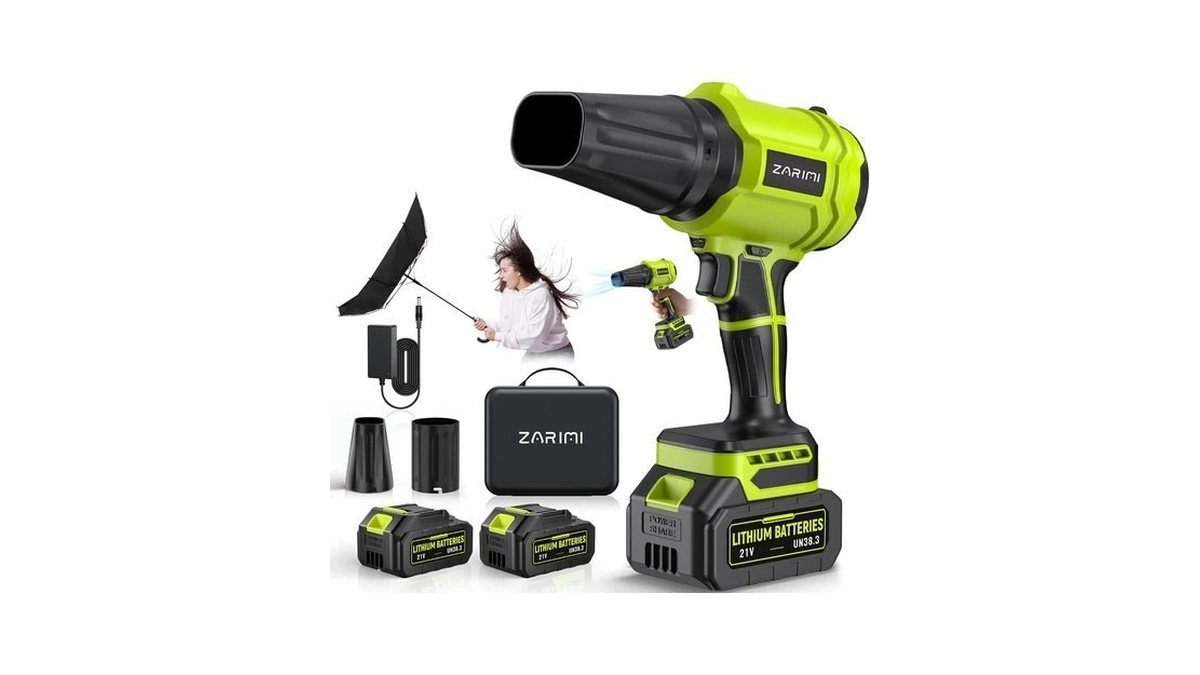 Yuquesen Cordless Leaf Blower, 980,000 Rpm Handheld Leaf Blower With