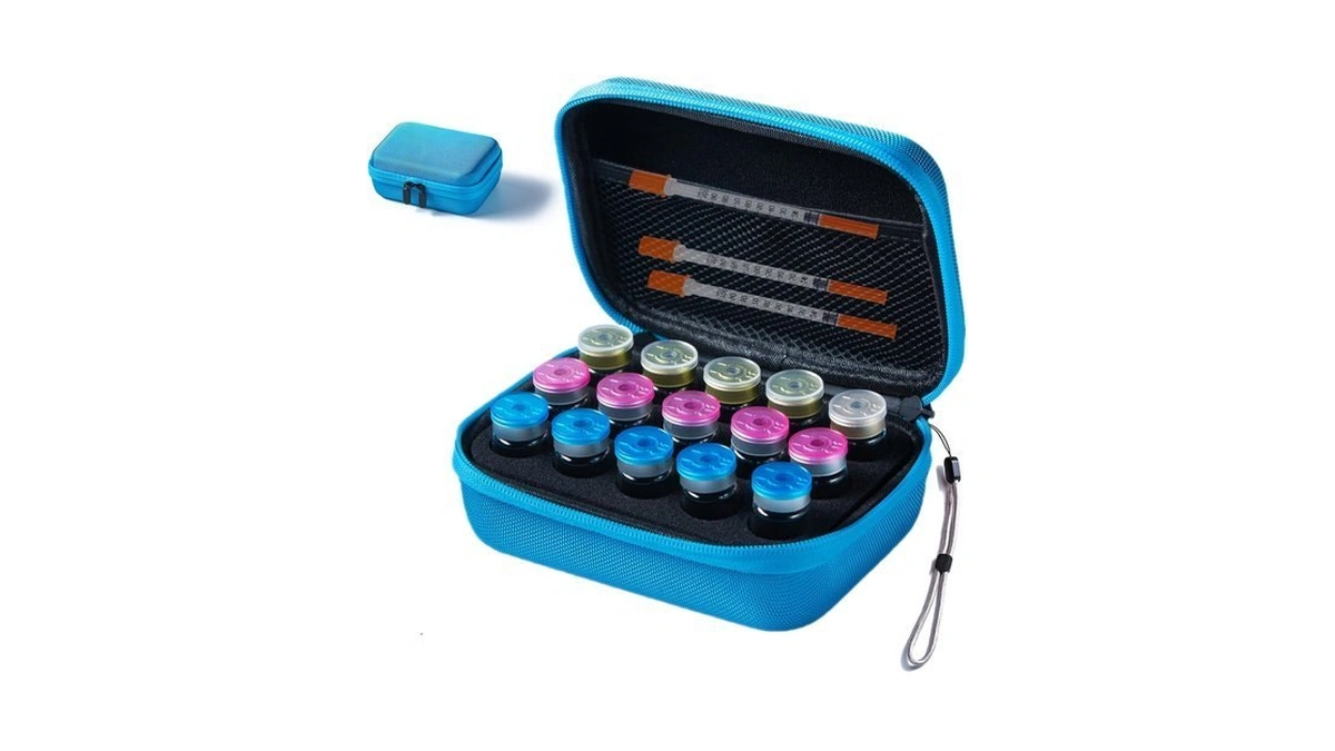 Jfglorix Insulin Fridge Holder Storage Case Insulin Vial Protector Holder