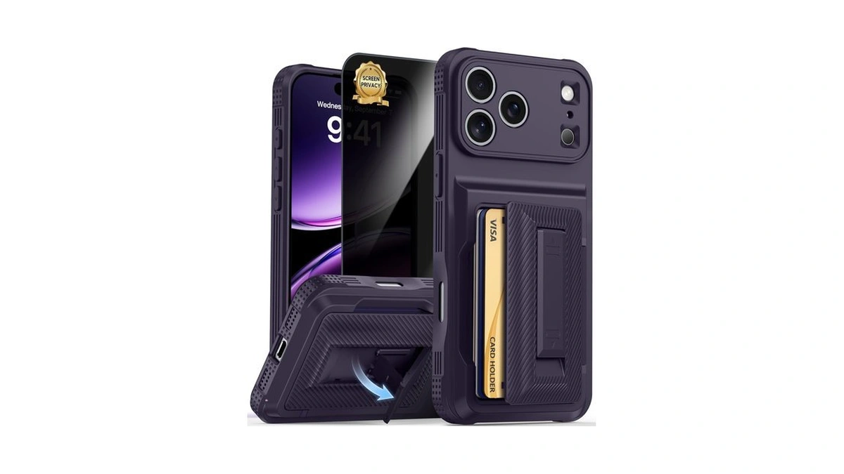 For Iphone Pro Case Wallet Privacy Screen Pro...