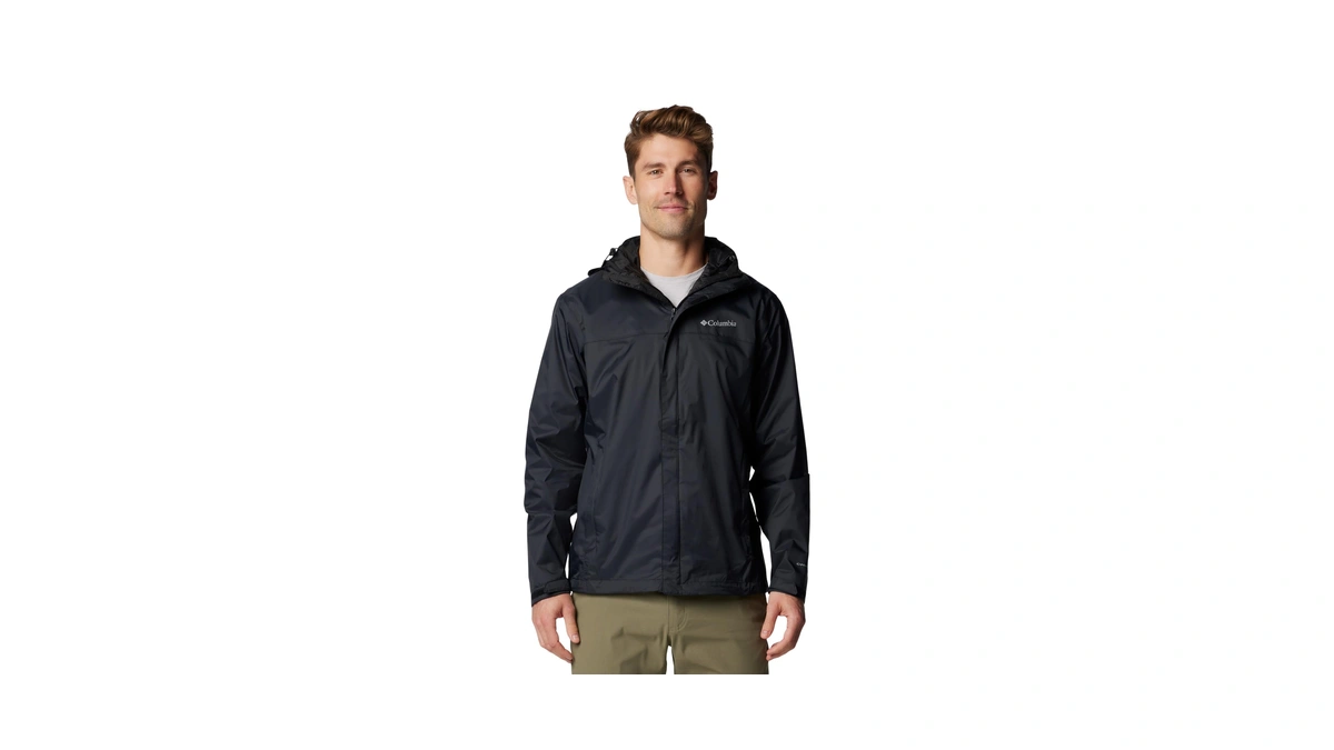 Columbia Men's Watertight Ii Waterproof Rain Jacket, Black, 1x