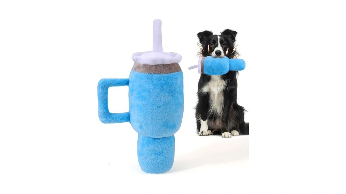 Mity Rain Funny Tumbler With Handle Cup Dog Toy