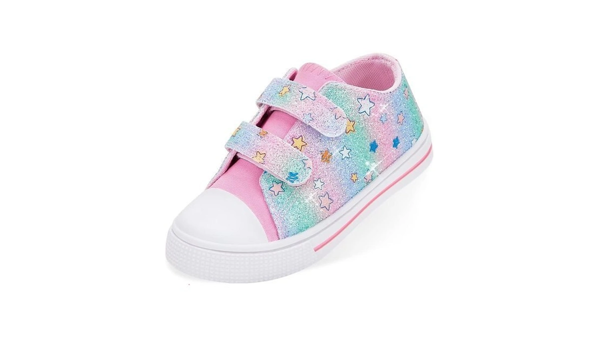 Toddler Boys Girls Canvas Sneakers, Kids Classic Low Top Dual