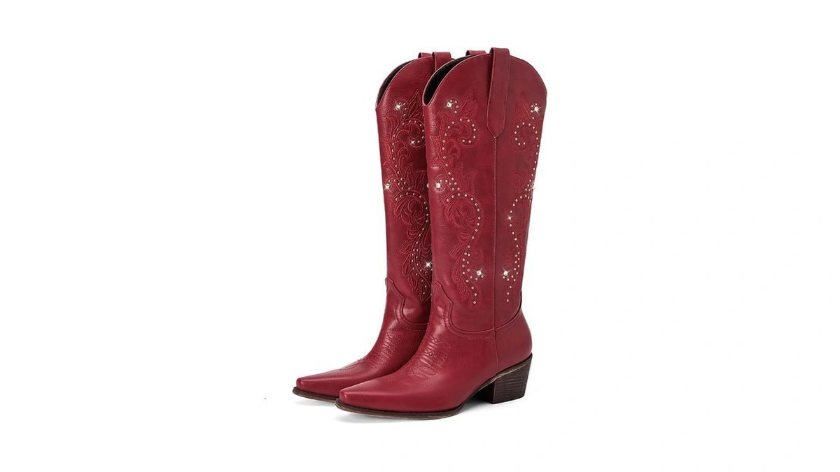Cowboy Boots For Women Wide Calf Cowgirl Boot Embroidered Western