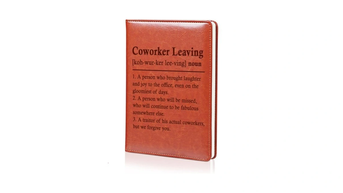 Lbwcer Coworker Leaving Gifts For Women Men,coworker Leather Journal Notebook,new