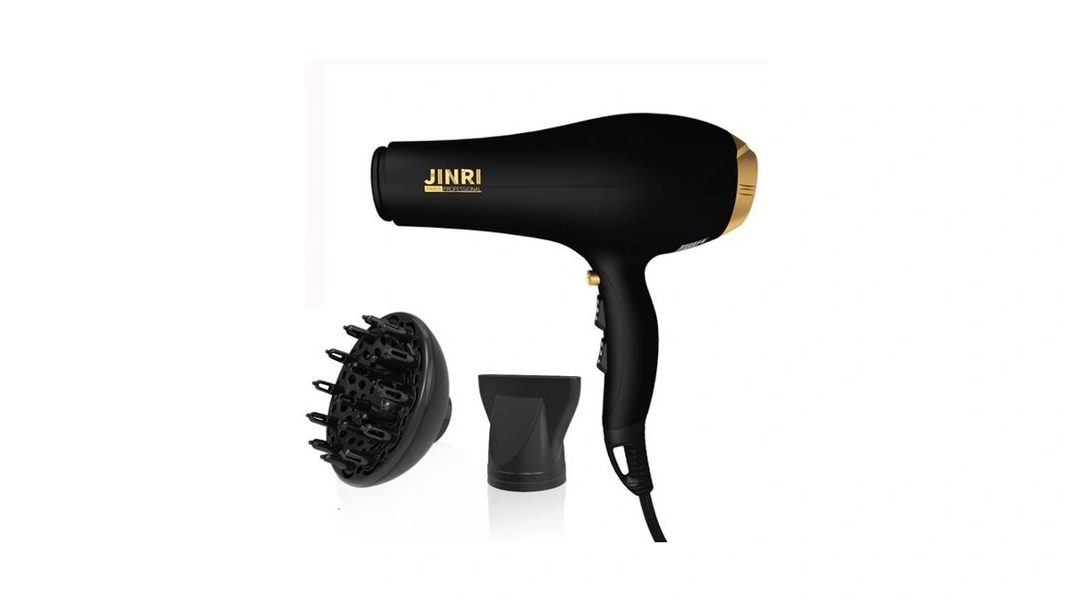 Jinri Hair Dryer, 2000w, 3 Heat & 2 Speed, Detachable