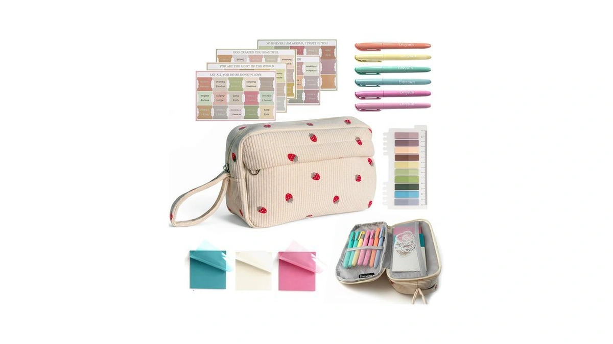 Envysun Bible Study Supplies Journaling Kit For Women - Bible