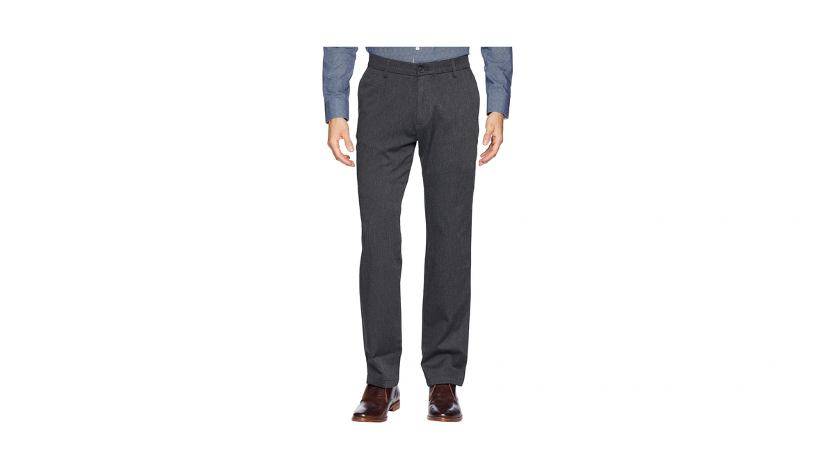 Dockers® Men's Straight Fit Signature Lux Cotton Stretch Khaki Pant,