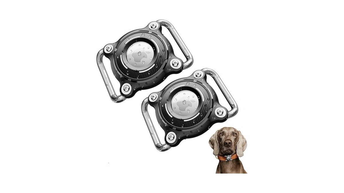 Scallop For Airtag Holder For Dog Collar - Ip68 Waterproof