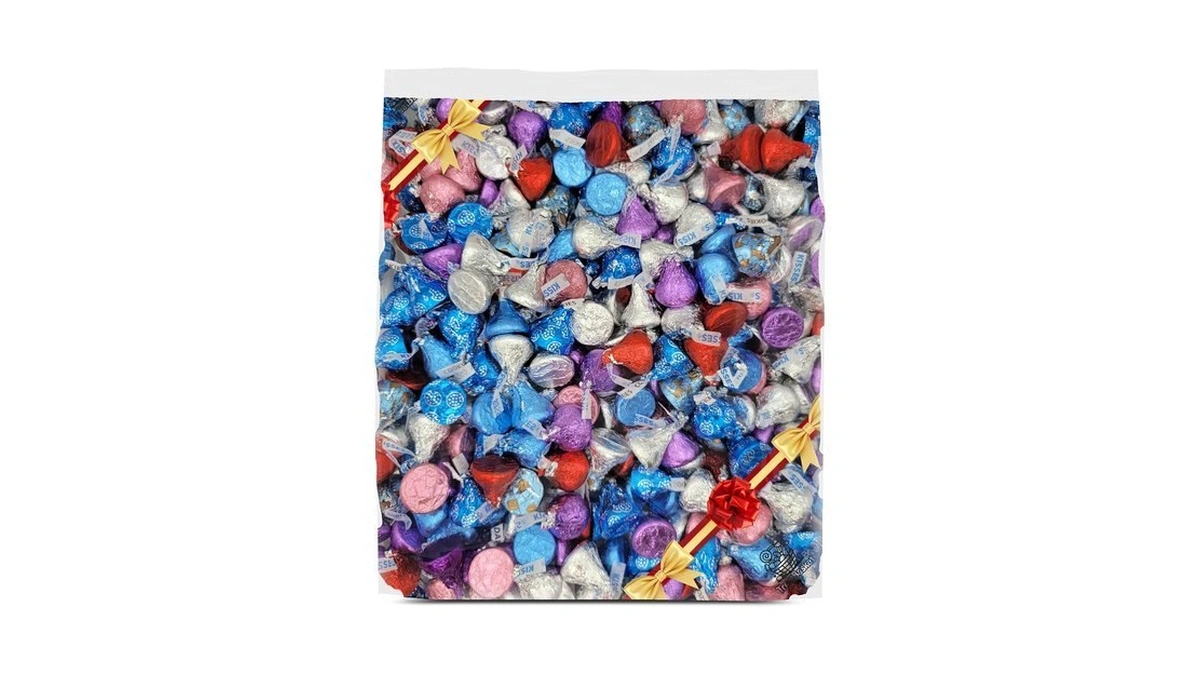Milk Chocolate Kisse's Candy, Approx. 200 Pieces, Individually Wrapped Chocolate