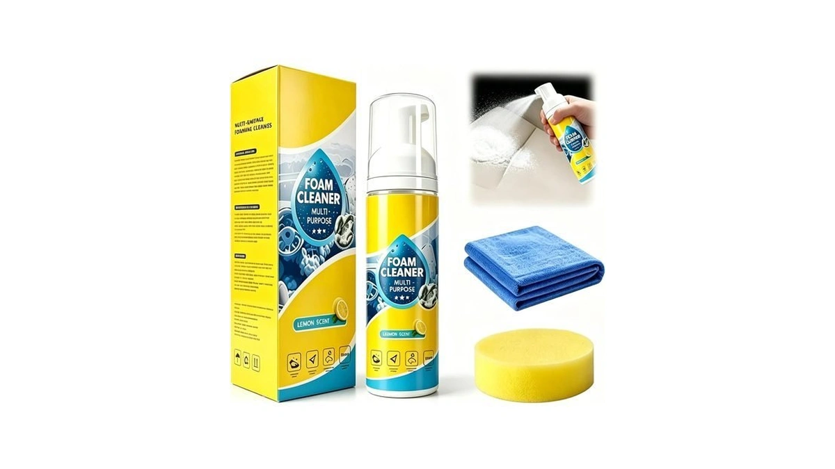 4-in-1 Multi-enzyme Foam Cleaner, 5oz – Multi-purpose Cleaning Spray For