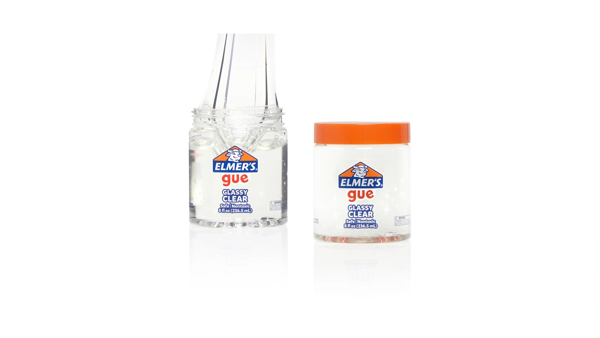 Elmer's Gue Premade Slime, Glassy Clear Slime, Great For Mixing