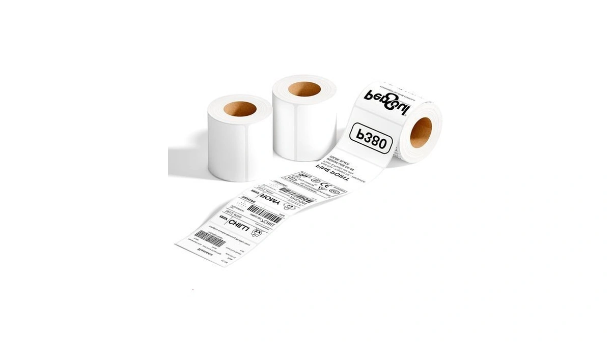 3 Rolls Thermal Label Stickers 1.57"x1.18" (40x30mm) Waterproof Scratch &