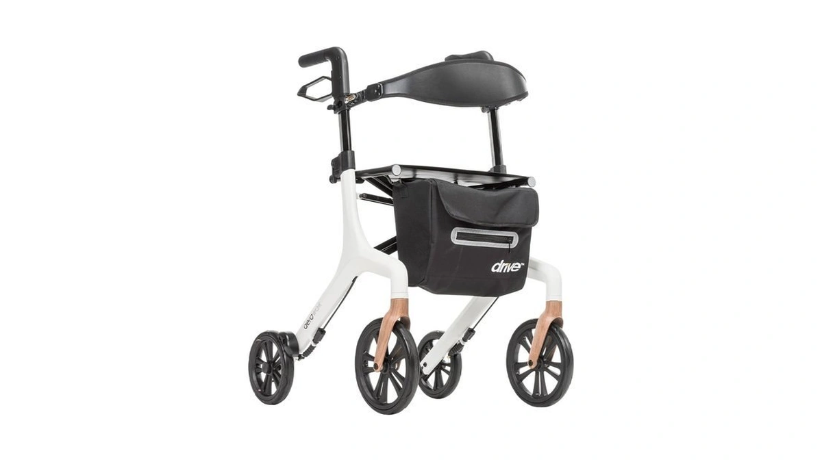 Drive Medical Aerowalk Ultra-lite Rollator, 15.2 Lb, 23" Seat Height,