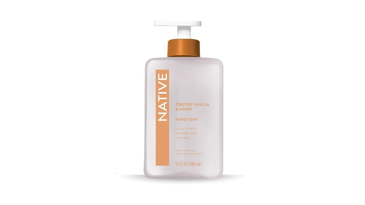 Native Liquid Hand Soap, Toasted Vanilla & Honey Scent, Non-drying
