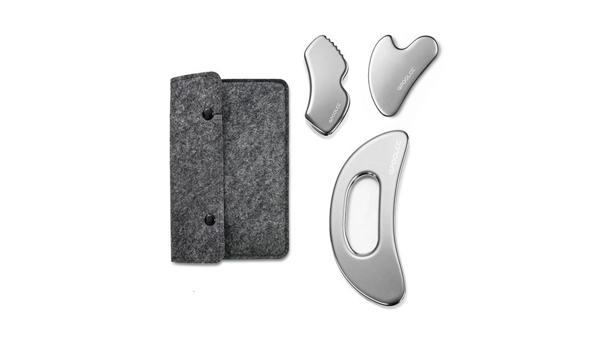 3-in-1 Stainless Steel Gua Sha Tools Set, Iastm Myofascial Release