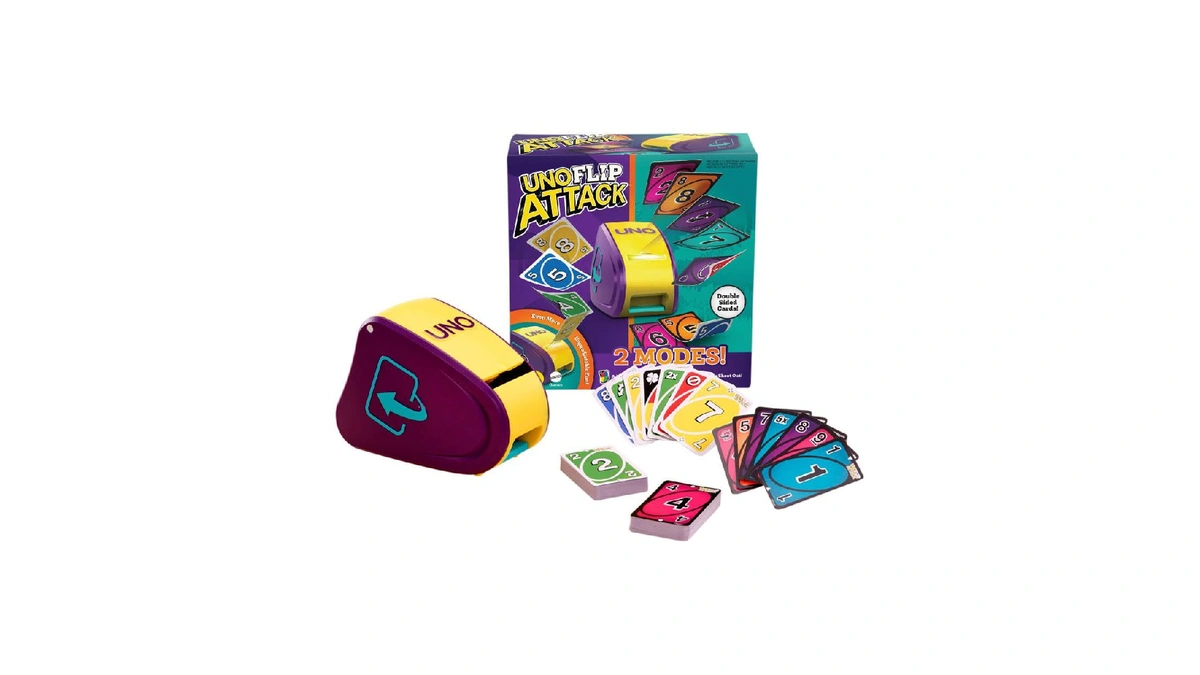 Mattel Games Uno Flip Attack Card Game, Ages 7+, 2-10