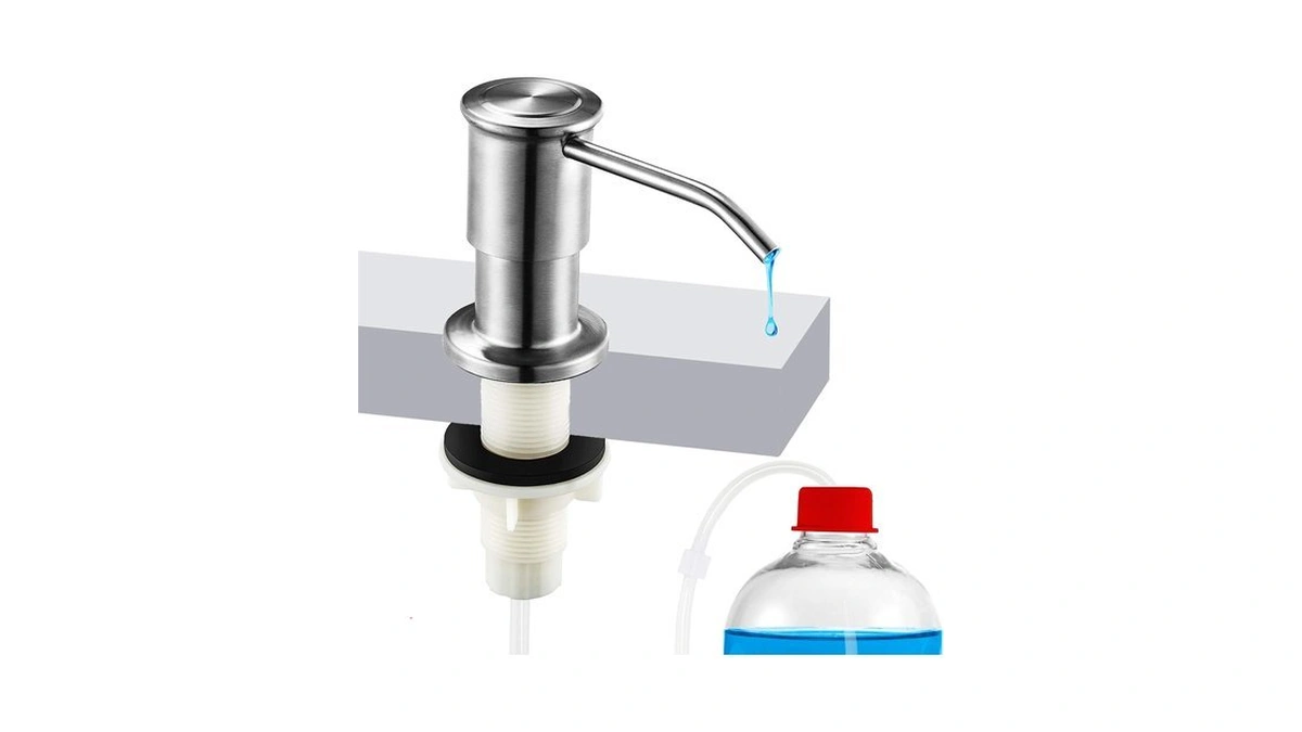 One Sight Soap Dispenser For Kitchen Sink And Extension Tube