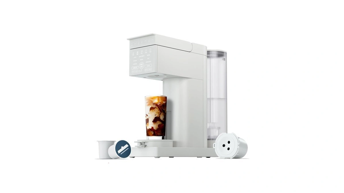 Chefman Caffeinator Single Serve Coffee Maker, Brew Kcups & Grounds,