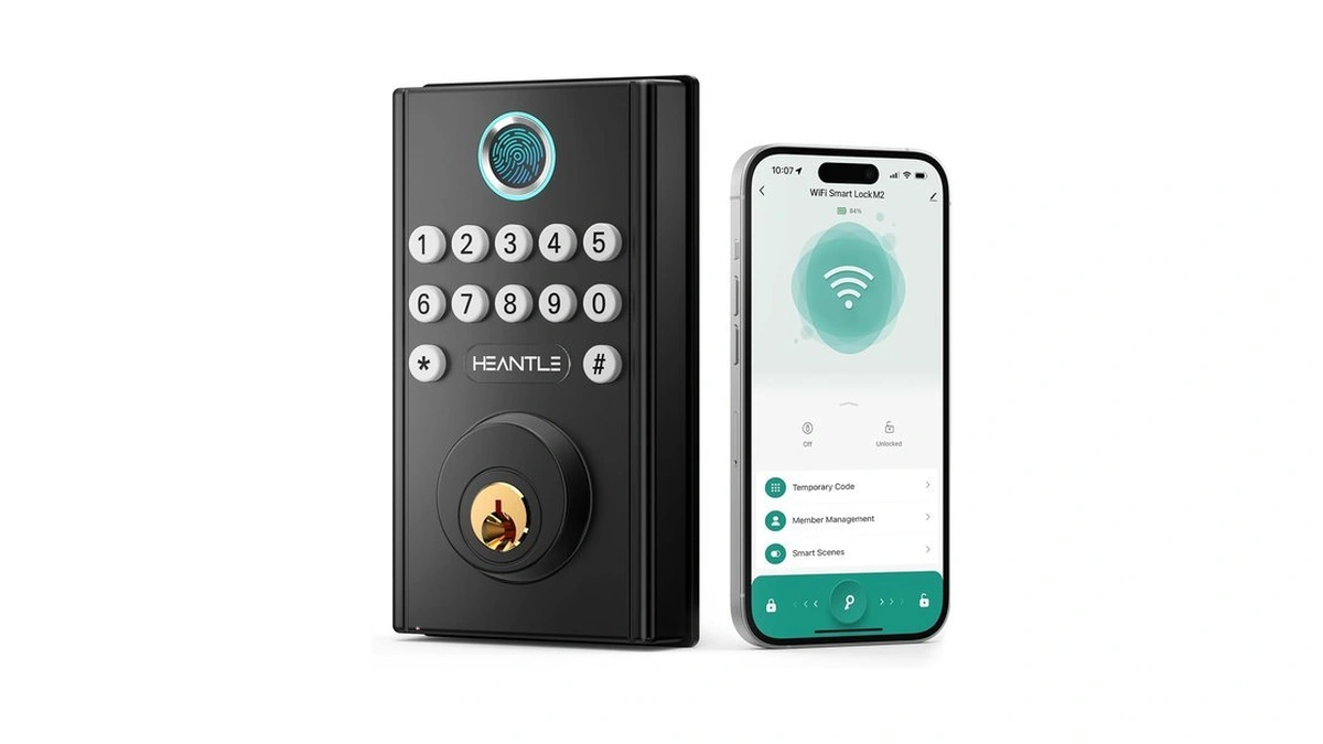 Wifi Smart Lock Front Door - Heantle Keyless Entry Door