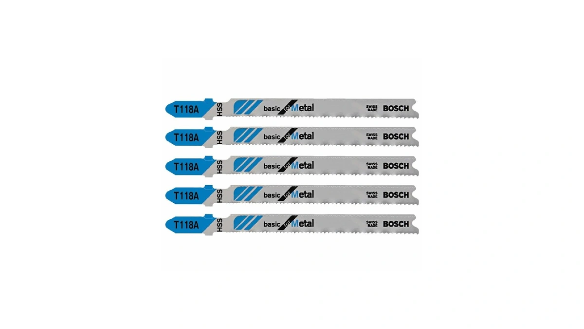 Bosch T118a 5 Pc. 3-5/8 In. 17-24 Tpi Basic For