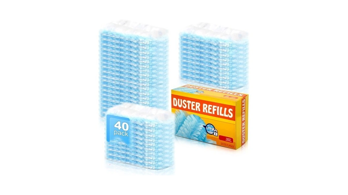 40-piece Duster Refills,static Dust Removal Brush Disposable Replacement Head Compatible