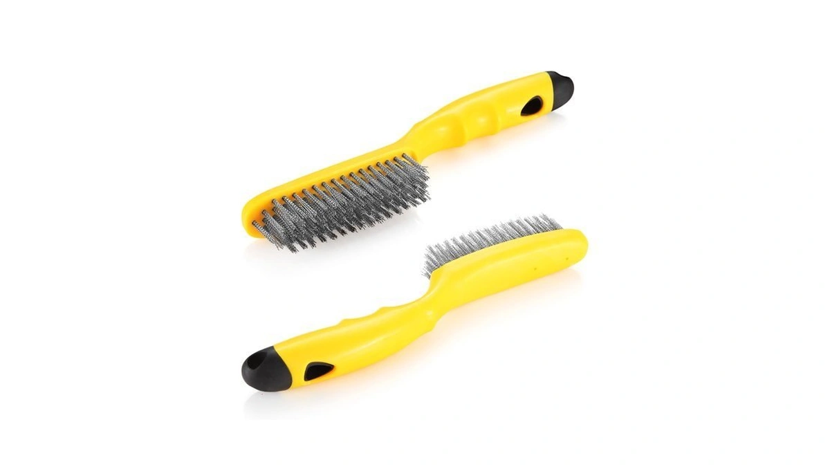 Stainless Steel Wire Brush 2 Pcs Heavy Duty Scratch Dust