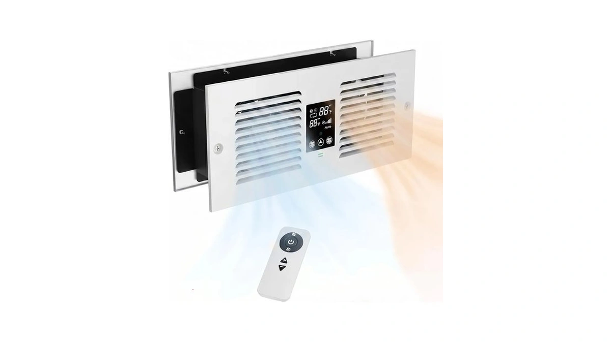 Apexicalo Hardwired Reversible Room To Room Fan, 300 Cfm Through