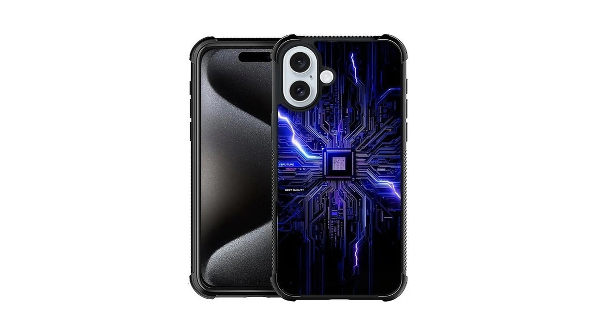 Wqwaxxc Compatible With Iphone 16 Case,flexible Shock-absorbing Silicone Tpu And