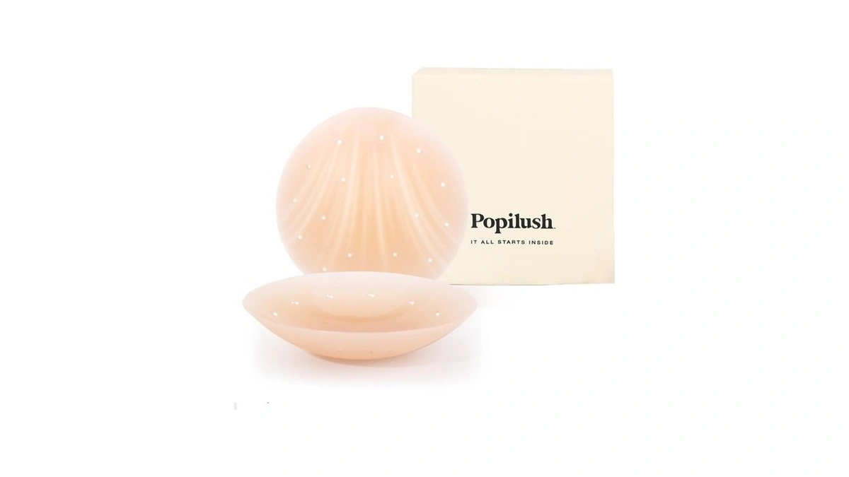 Popilush Nipple Covers For Women Sticky Bra Silicone Adhesive -