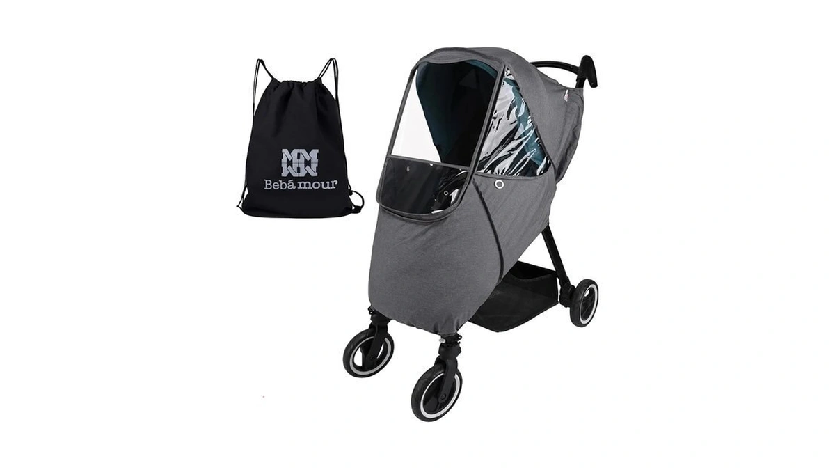 Bebamour Stroller Rain Cover,universal Stroller Accessory,waterproof,windproof Protection,baby Travel Weather Shield